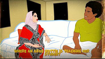 Guru Arab Montok Pantat Gede Ngajarin Murid Trik Baru Yang Bikin Basah.