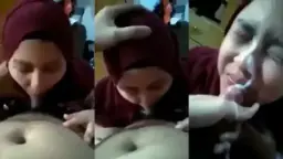 Crot Basahin Muka Hijabers Sampe Belepotan