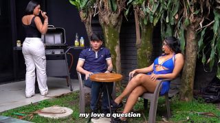 Diam, Jangan Berisik! – Ibu Tiri Nakal Mainin Pacar Putrinya Diam-diam – Big Jackson & Lina Henao