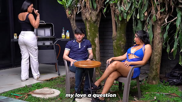 Diam, Jangan Berisik! – Ibu Tiri Nakal Mainin Pacar Putrinya Diam-diam – Big Jackson & Lina Henao