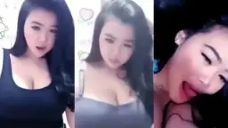 Cibell Tanktop Hitam Bikin Si Doi Auto Ngaceng.