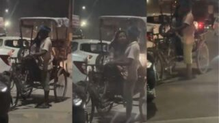 Cewek Mumbai Colokin Supir Becak Pake Bahasa Hindi, Bikin Makin Panas