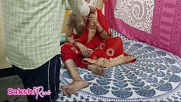 Bini Baru Nikah Digocok Mertua Pas Suami Kerja, Pake Saree Biru, Pertama Kali Selingkuh, Ngomong Kotor Bikin Makin Panas.